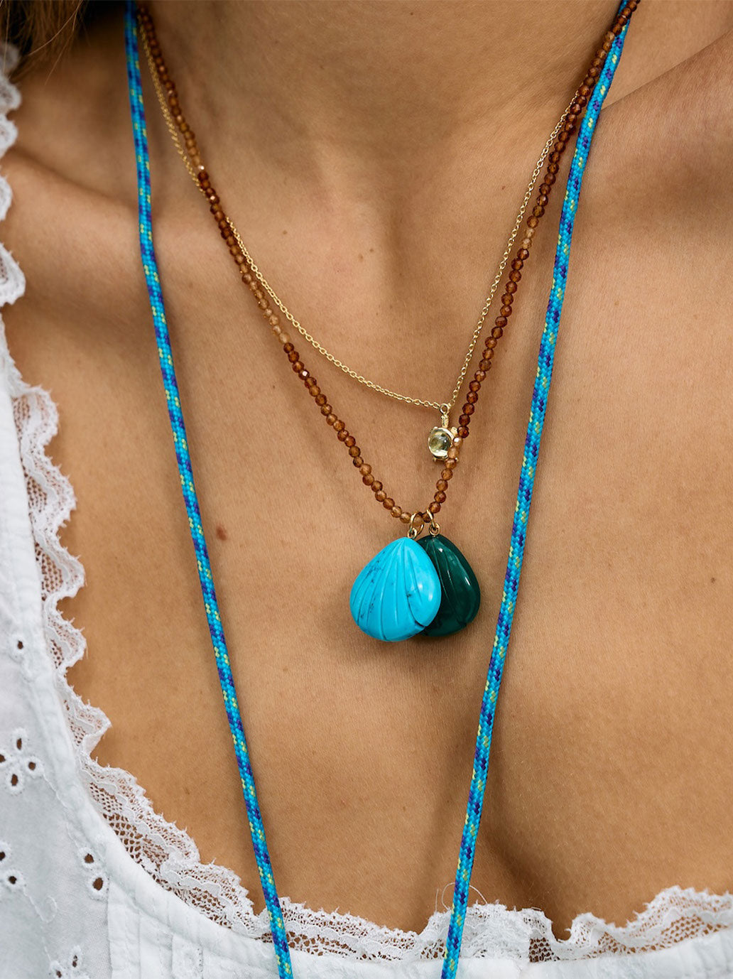 Naszyjnik Whispering Turtle Necklace SILVER GOLD PLATED