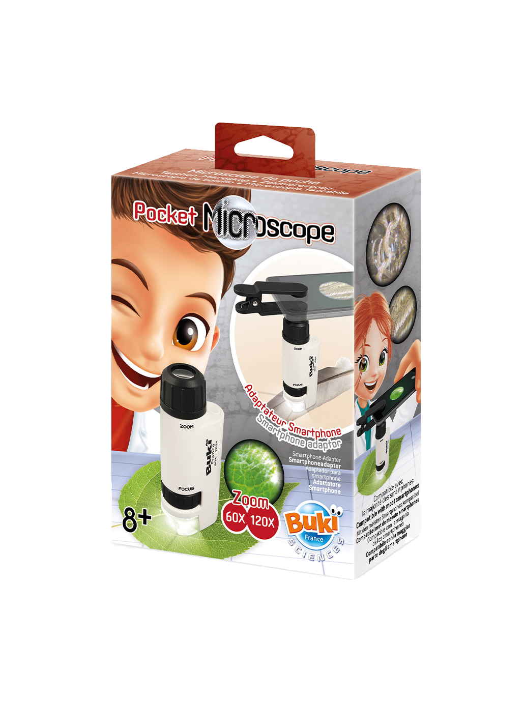 Mikroskop kieszonkowy Buki BÉBÉ Concept 