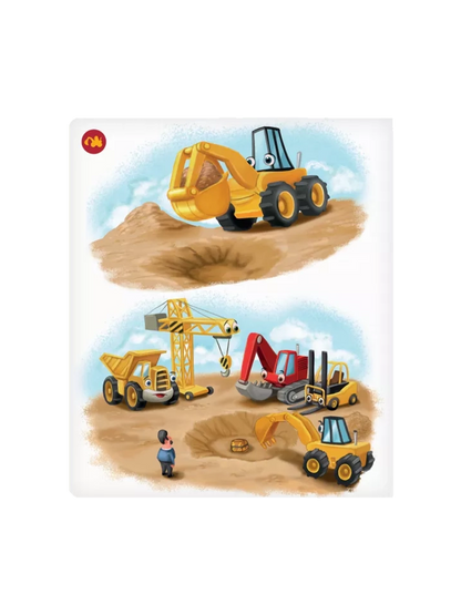 Henio koparka. Książka interaktywna Albi BÉBÉ Concept 