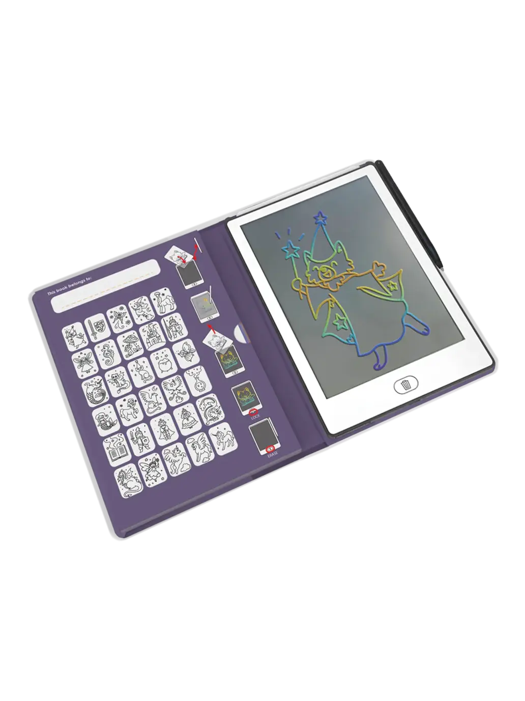 Podświetlany tablet do rysowania Kidydraw Mini Once Upon A Time Kidywolf BEBE Concept 