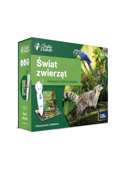 Świat zwierząt. Zestaw książka z piórem Albi BÉBÉ Concept 