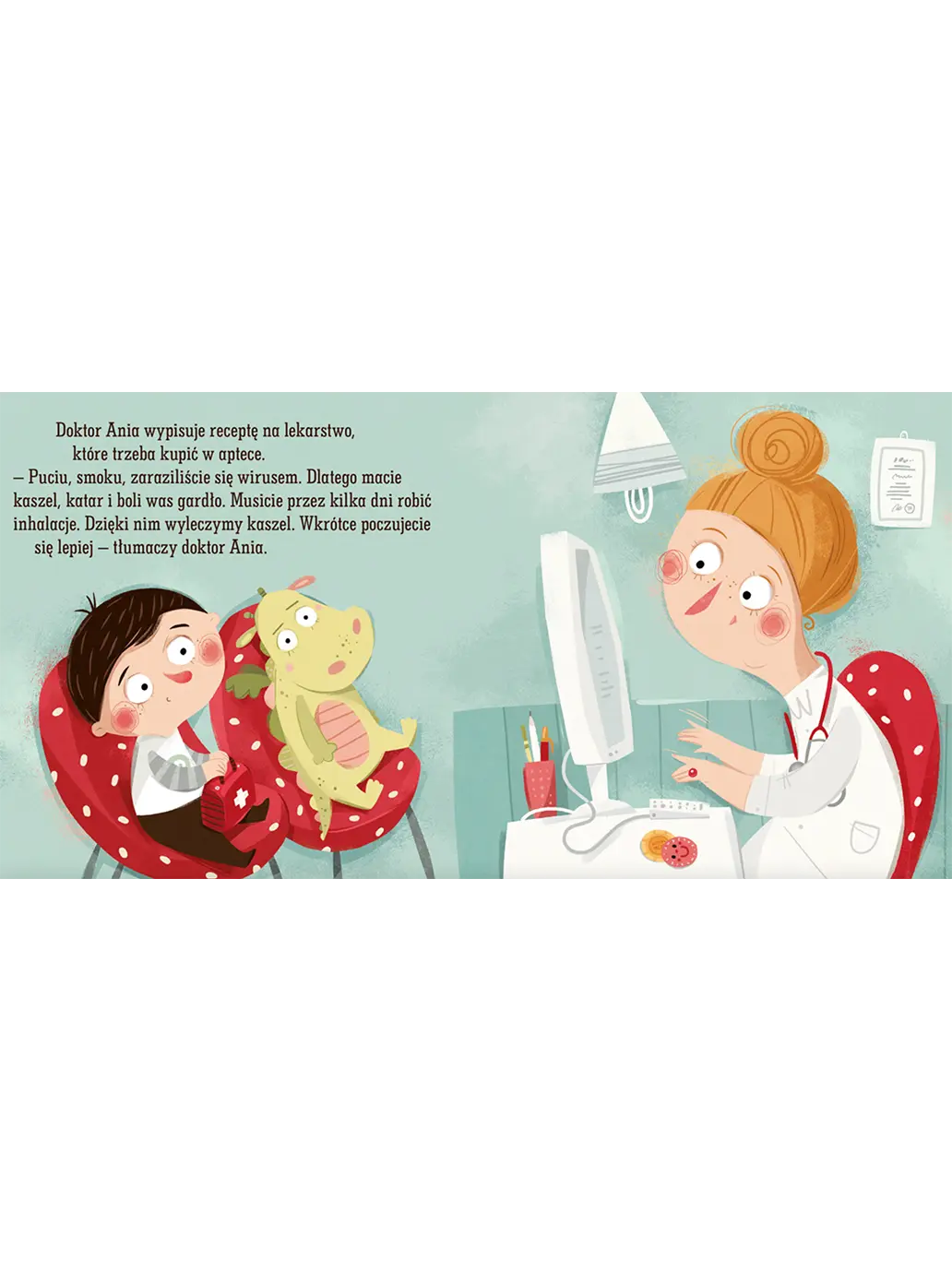 Pucio u lekarza Wydawnictwo Nasza Ksiegarnia BÉBÉ Concept