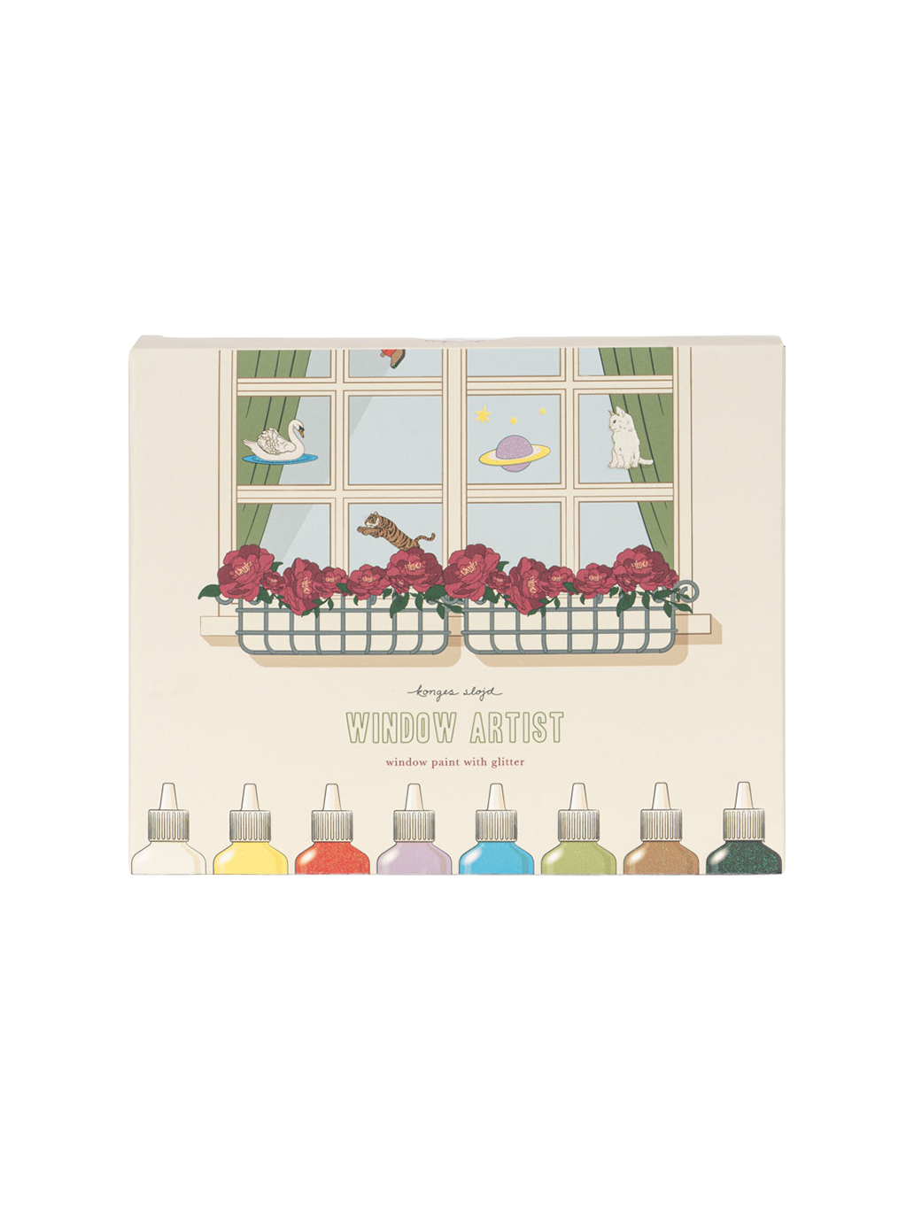 Zestaw do ozdabiania okien Window Artist Konges Slojd BÉBÉ Concept 