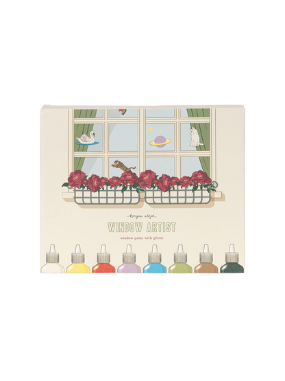Zestaw do ozdabiania okien Window Artist Konges Slojd BÉBÉ Concept 