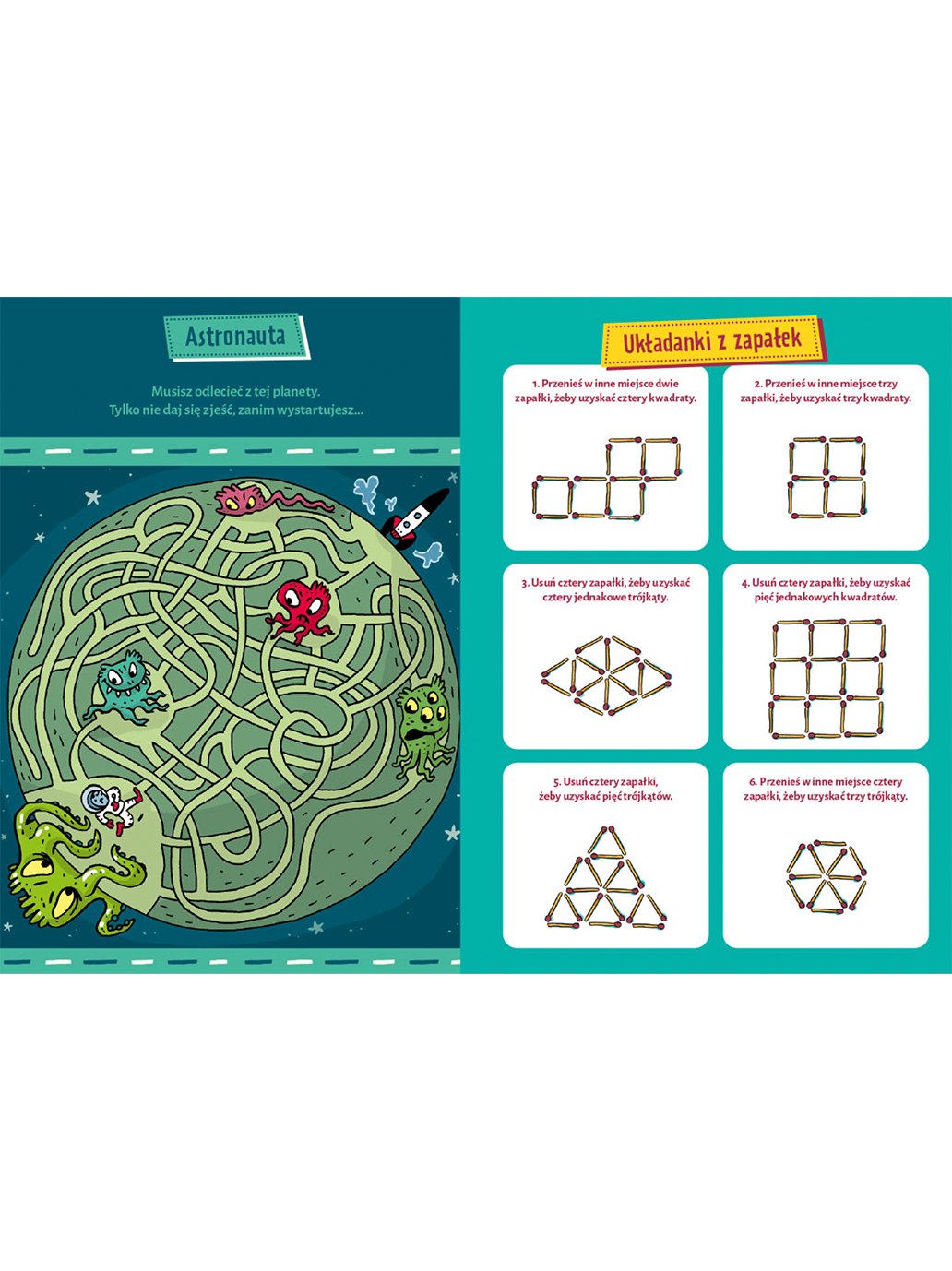 Labirynty i łamigłówki dla supermózgów Wydawnictwo Nasza Ksiegarnia BÉBÉ Concept 