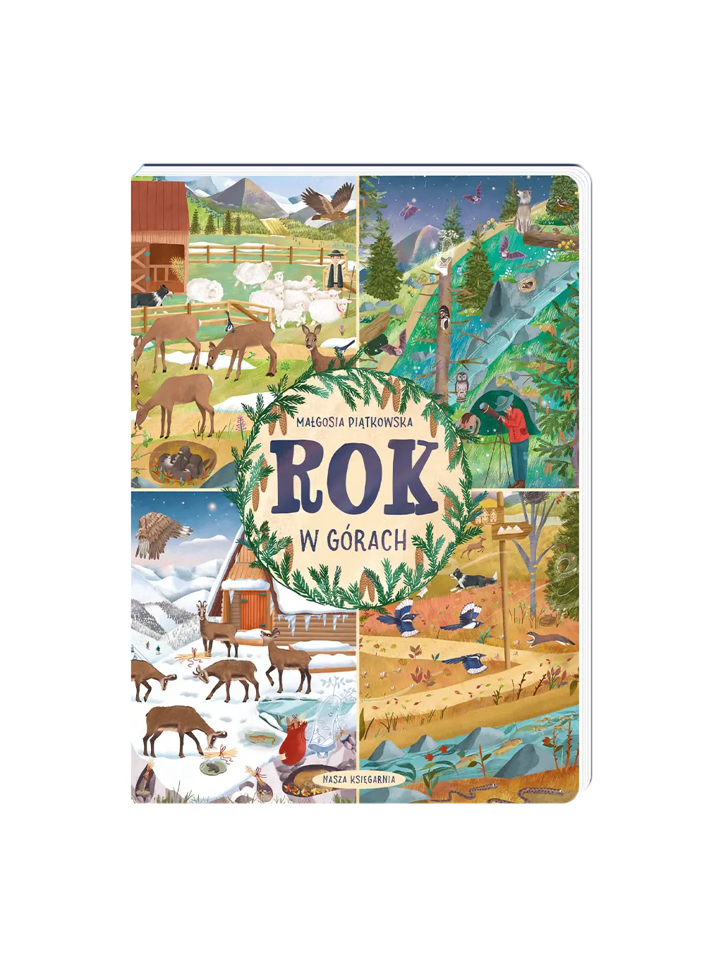 Rok w górach Wydawnictwo Nasza Ksiegarnia BÉBÉ Concept