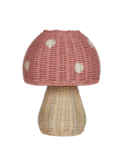 Rattanowa lampka Toadstool Olli Ella BÉBÉ Concept 