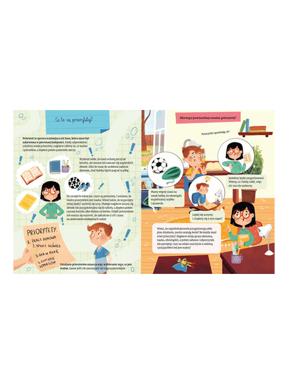 Szkoła i Ja. Uczymy się planować Wydawnictwo Nasza Ksiegarnia BÉBÉ Concept 