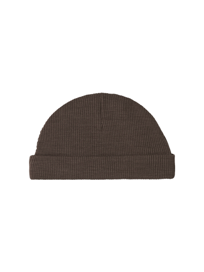 Czapeczka niemowlęca z merino Aiko Rib MarMar Copenhagen BÉBÉ Concept 