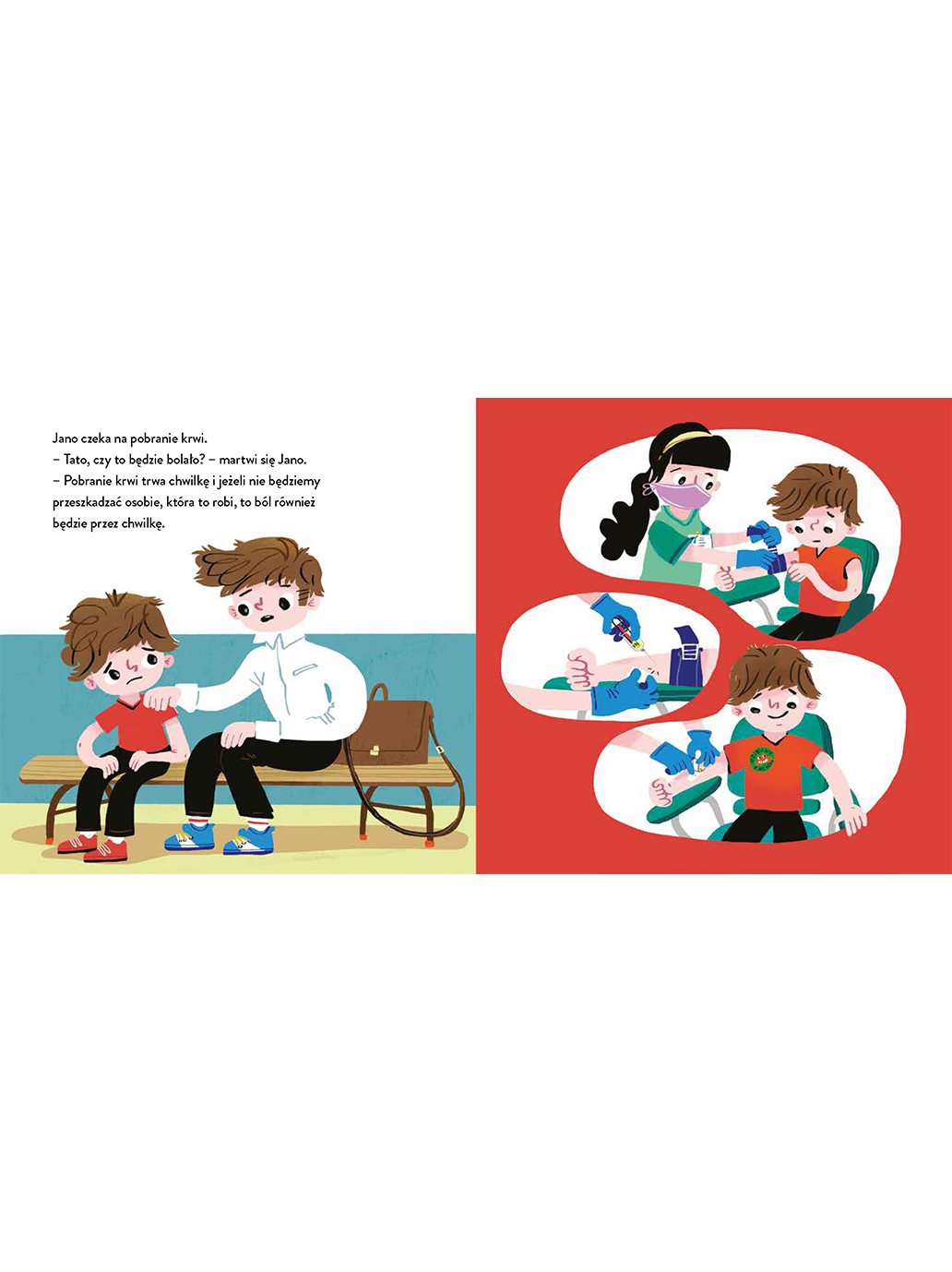 Jano i Wito. U lekarza Wydawnictwo Mamania BÉBÉ Concept 