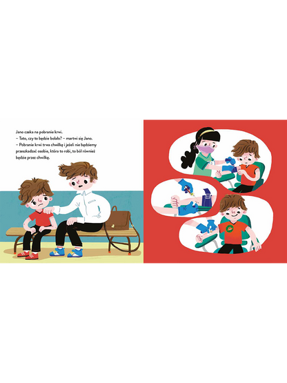 Jano i Wito. U lekarza Wydawnictwo Mamania BÉBÉ Concept 