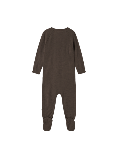 Śpioszki niemowlęce merino Rubetta Pointelle MarMar Copenhagen BÉBÉ Concept 