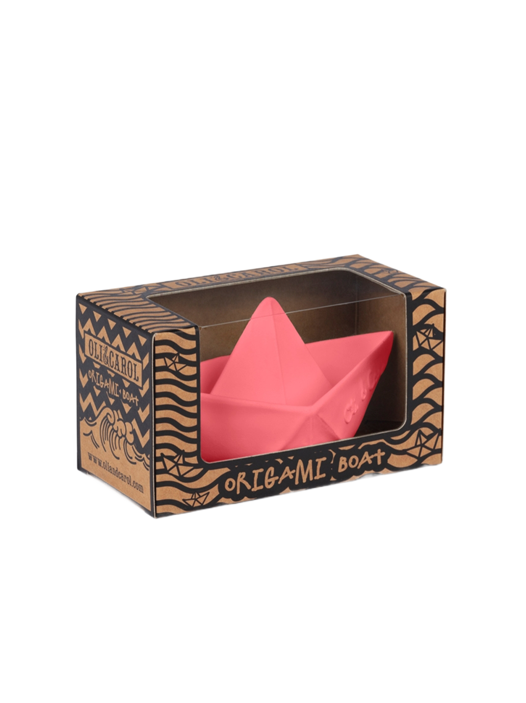 Kauczukowa zabawka do kąpieli Origami Boat Oli &amp; Carol BÉBÉ Concept 