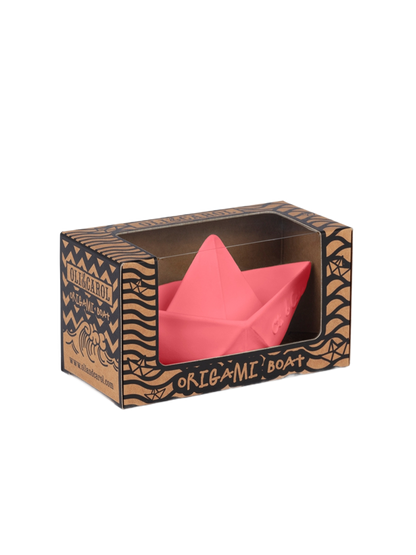 Kauczukowa zabawka do kąpieli Origami Boat Oli &amp; Carol BÉBÉ Concept 