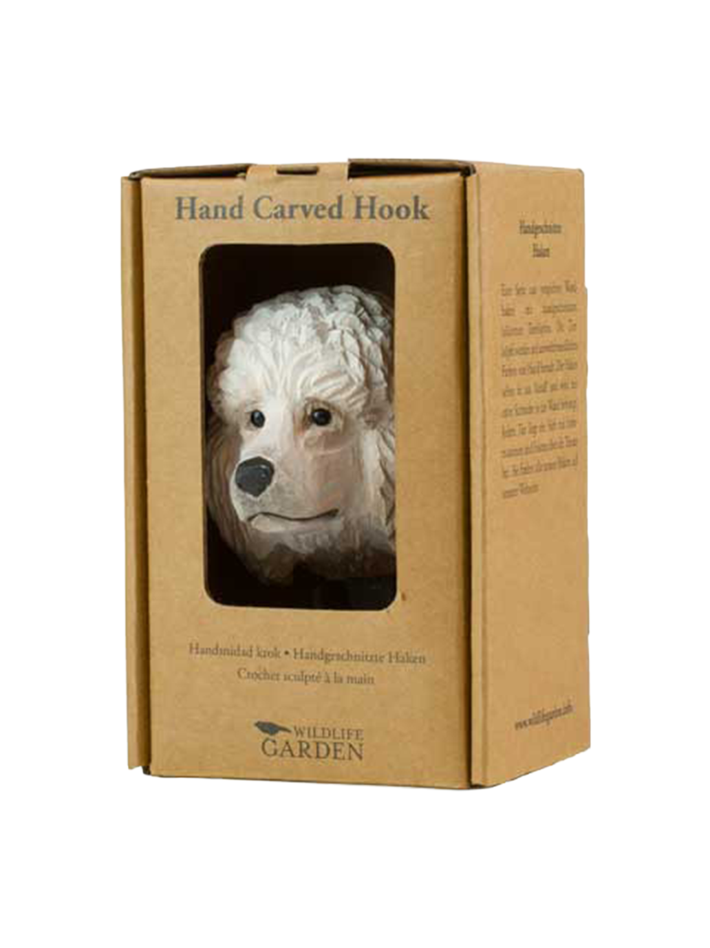 Drewniany haczyk Pudel Wildlife Garden BÉBÉ Concept 
