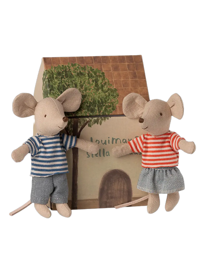 LouiMax i Stella braciszek i siostra myszki Maileg BÉBÉ Concept 