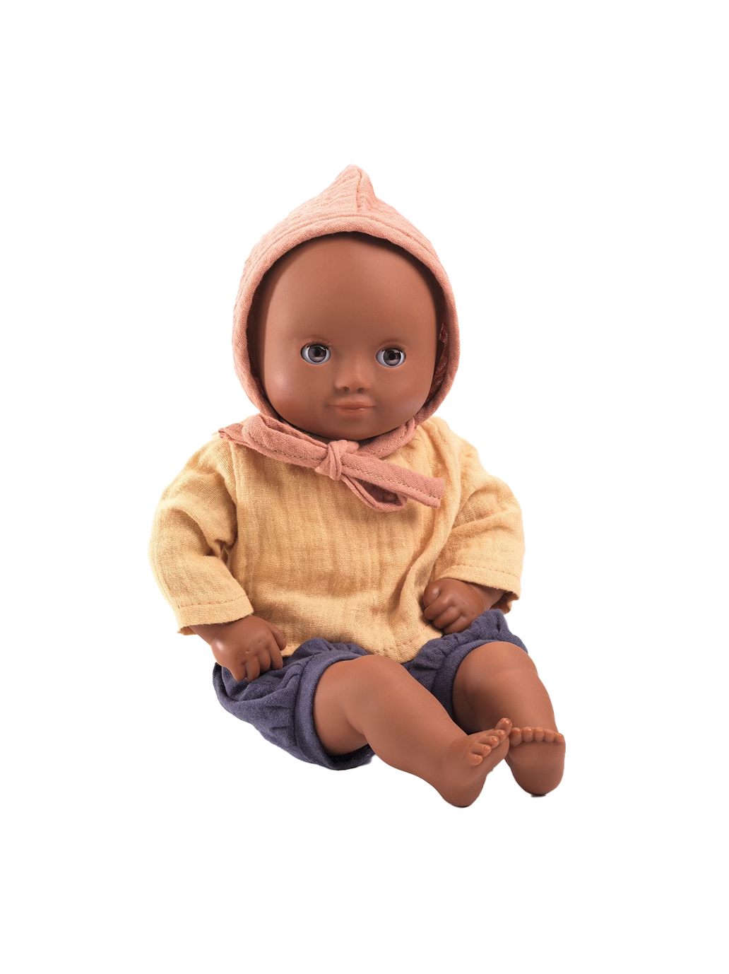 Lalka z ruchomymi powiekami Baby Pomea Djeco BÉBÉ Concept 