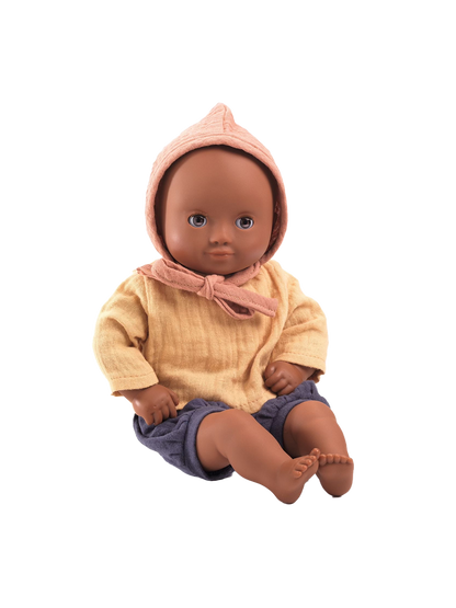 Lalka z ruchomymi powiekami Baby Pomea Djeco BÉBÉ Concept 