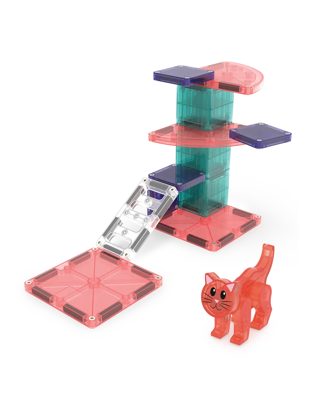 Klocki Magnetyczne Cat Tree Magna-Tiles BÉBÉ Concept 