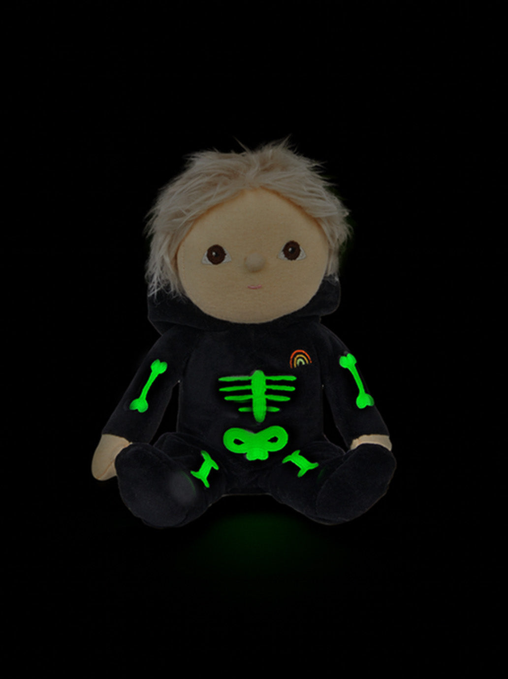 Miękka laleczka Dinky Dinkum Halloween Skeleton Olli Ella BÉBÉ Concept 