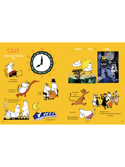 Muminkowy słownik obrazkowy Wydawnictwo Nasza Ksiegarnia BÉBÉ Concept