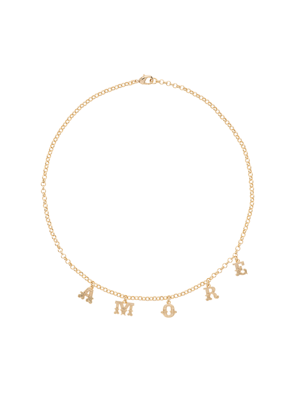 Naszyjnik Amore Choker BRASS GOLD PLATED