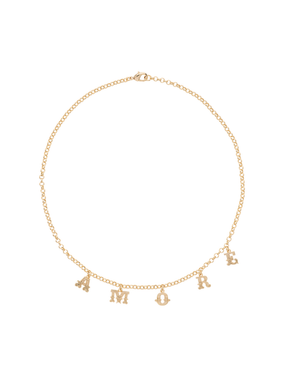 Naszyjnik Amore Choker BRASS GOLD PLATED