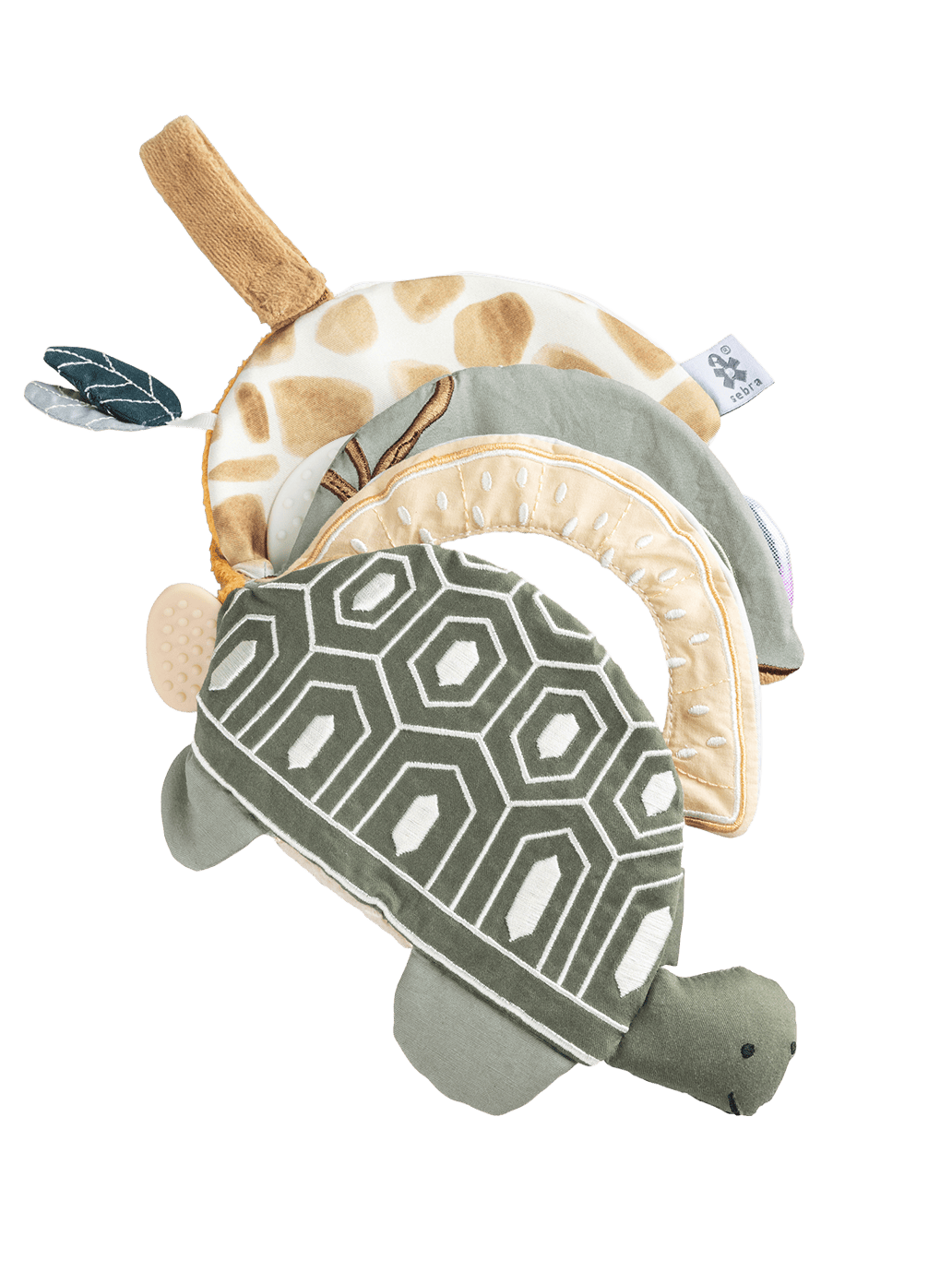 Sensoryczna książeczka Turbo Turtle Sebra BÉBÉ Concept 