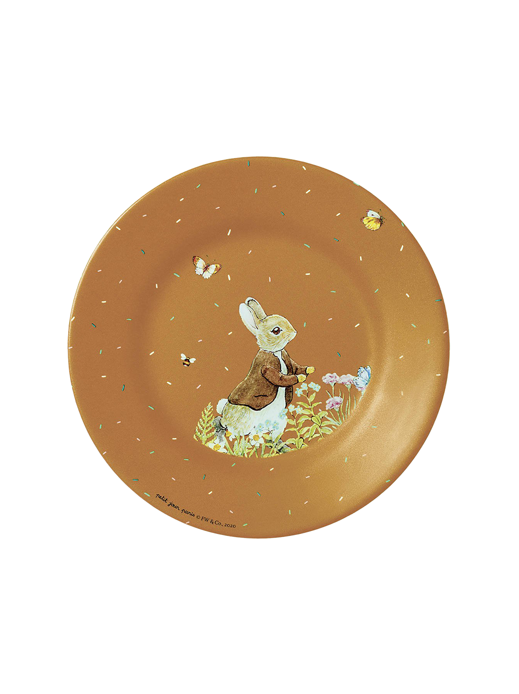 Talerz dziecięcy z melaminy Peter Rabbit Maison Petit Jour BÉBÉ Concept 