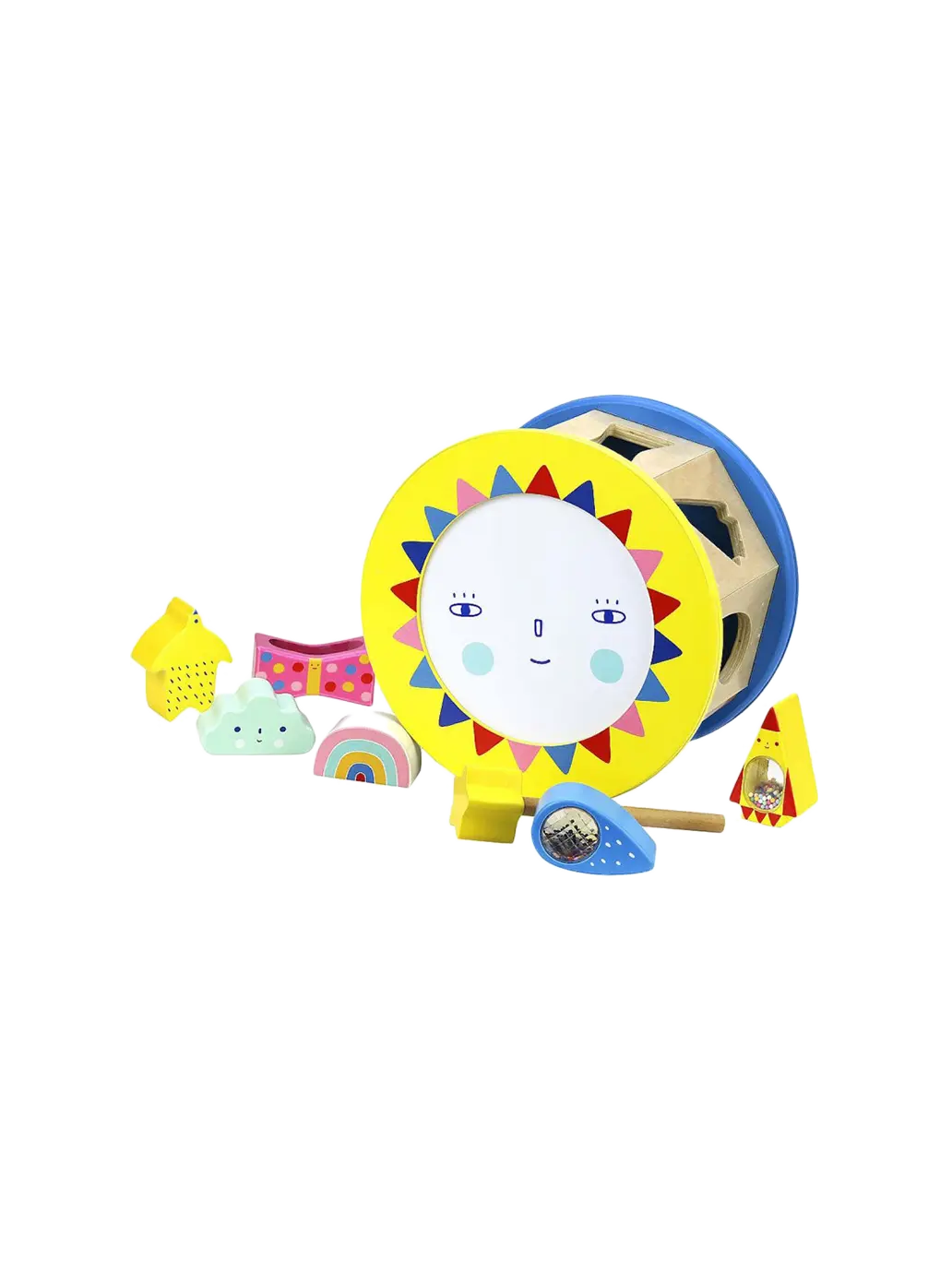 Sensoryczny sorter kształtów Dzień i Noc Vilac BEBE Concept 