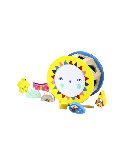 Sensoryczny sorter kształtów Dzień i Noc Vilac BEBE Concept 