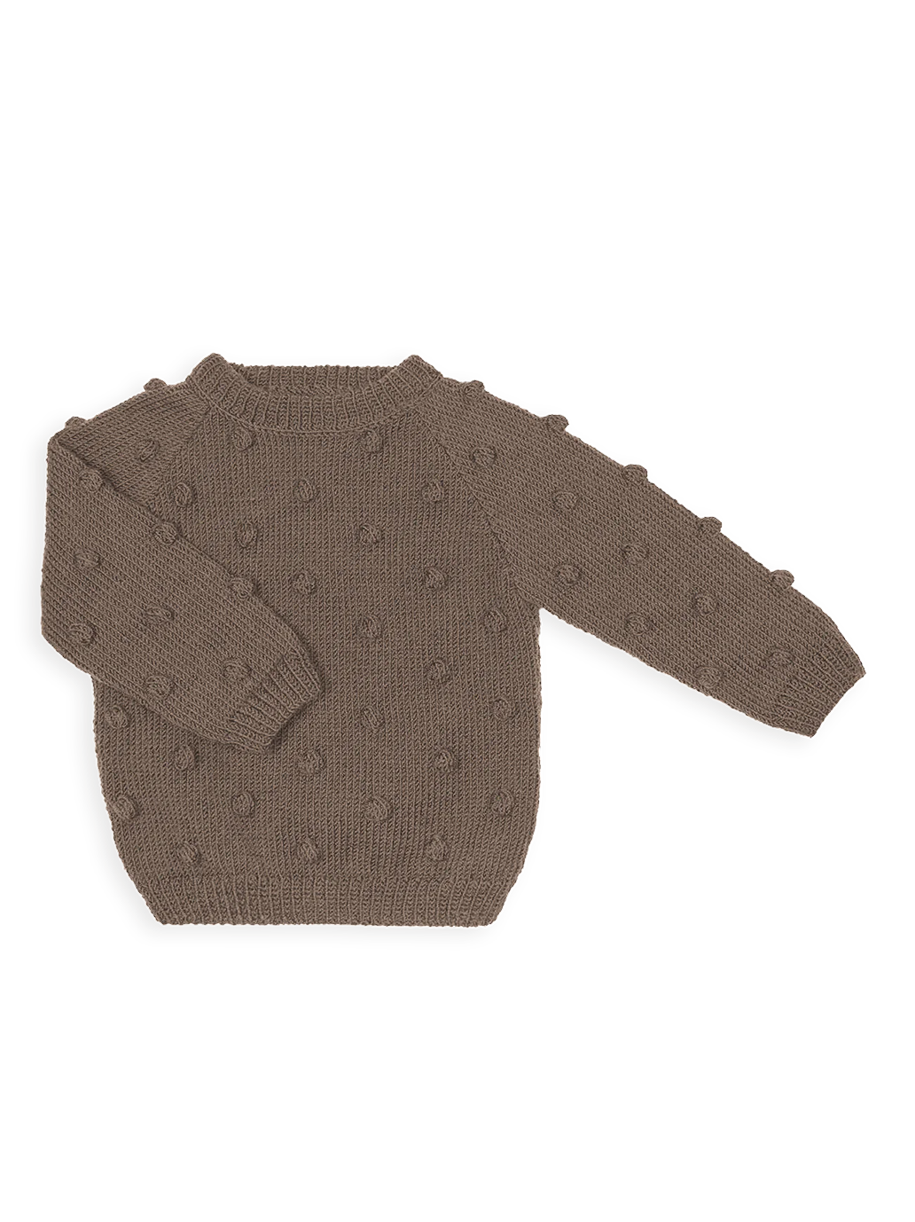 Sweterek popcorn z wełny merino Mille Family BÉBÉ Concept 