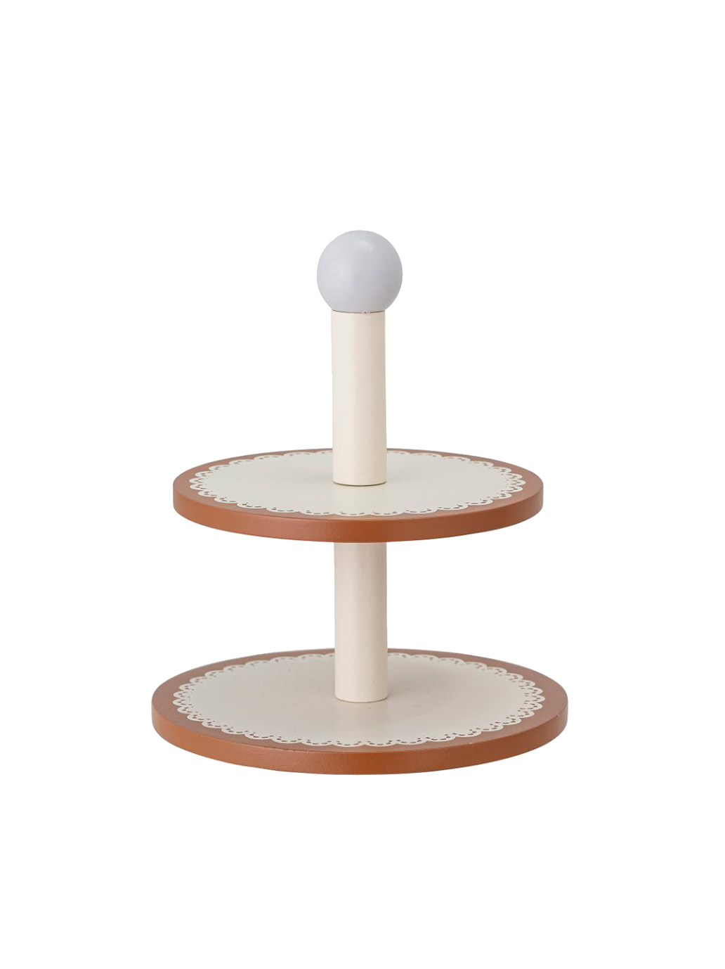 Drewniany zestaw z paterą i ciastkami Bloomingville BÉBÉ Concept