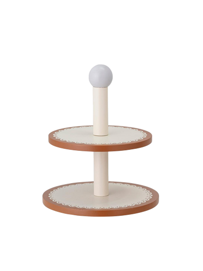 Drewniany zestaw z paterą i ciastkami Bloomingville BÉBÉ Concept