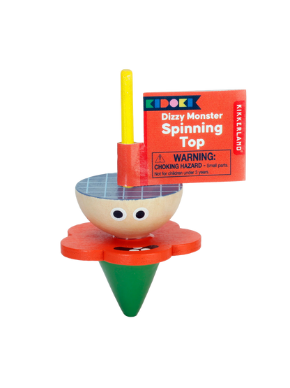 Kidoki Monster Spinning Top Kikkerland BÉBÉ Concept 