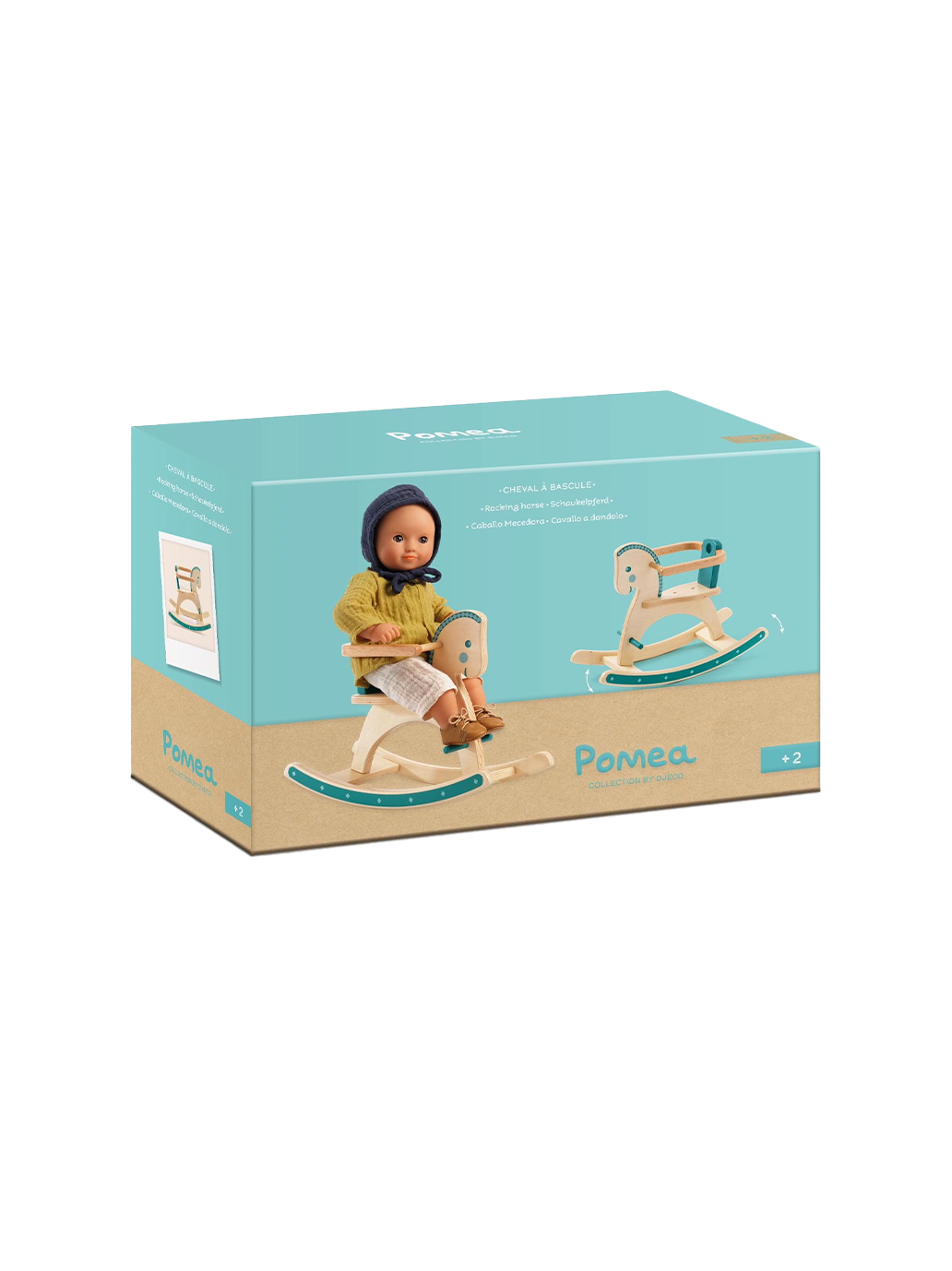Bujany konik dla lalki Pomea Djeco BÉBÉ Concept 