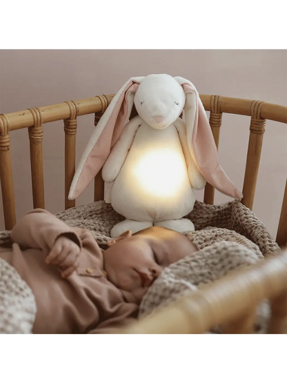 szumiący króliczek z lampką nocną Moonie BÉBÉ Concept