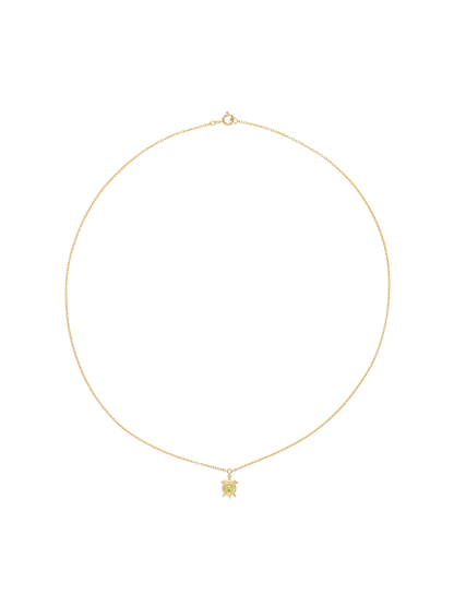 Naszyjnik Whispering Turtle Necklace SILVER GOLD PLATED