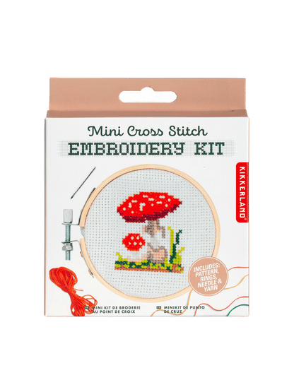 Mini zestaw do wyszywania Embroidery Set Kikkerland BÉBÉ Concept 