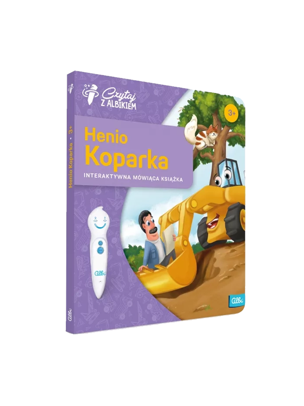 Henio koparka. Książka interaktywna Albi BÉBÉ Concept 