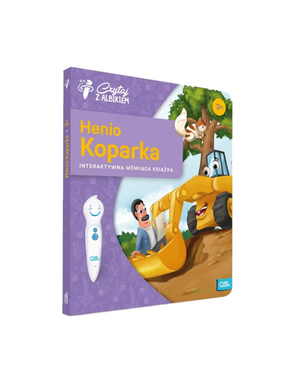 Henio koparka. Książka interaktywna Albi BÉBÉ Concept 