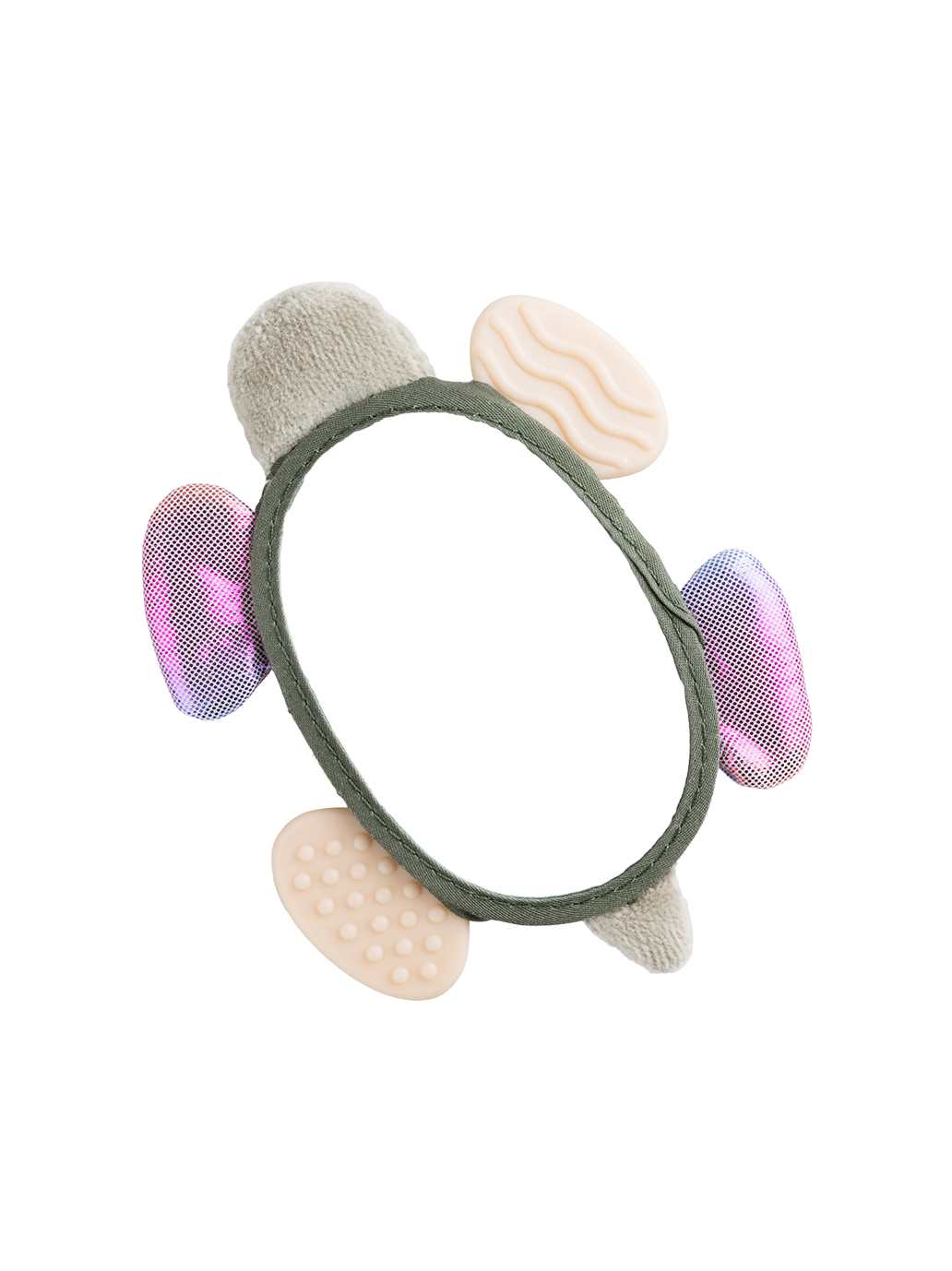 Sensoryczna zabawka z lusterkiem Turbo Turtle Sebra BÉBÉ Concept 