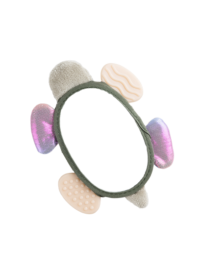 Sensoryczna zabawka z lusterkiem Turbo Turtle Sebra BÉBÉ Concept 