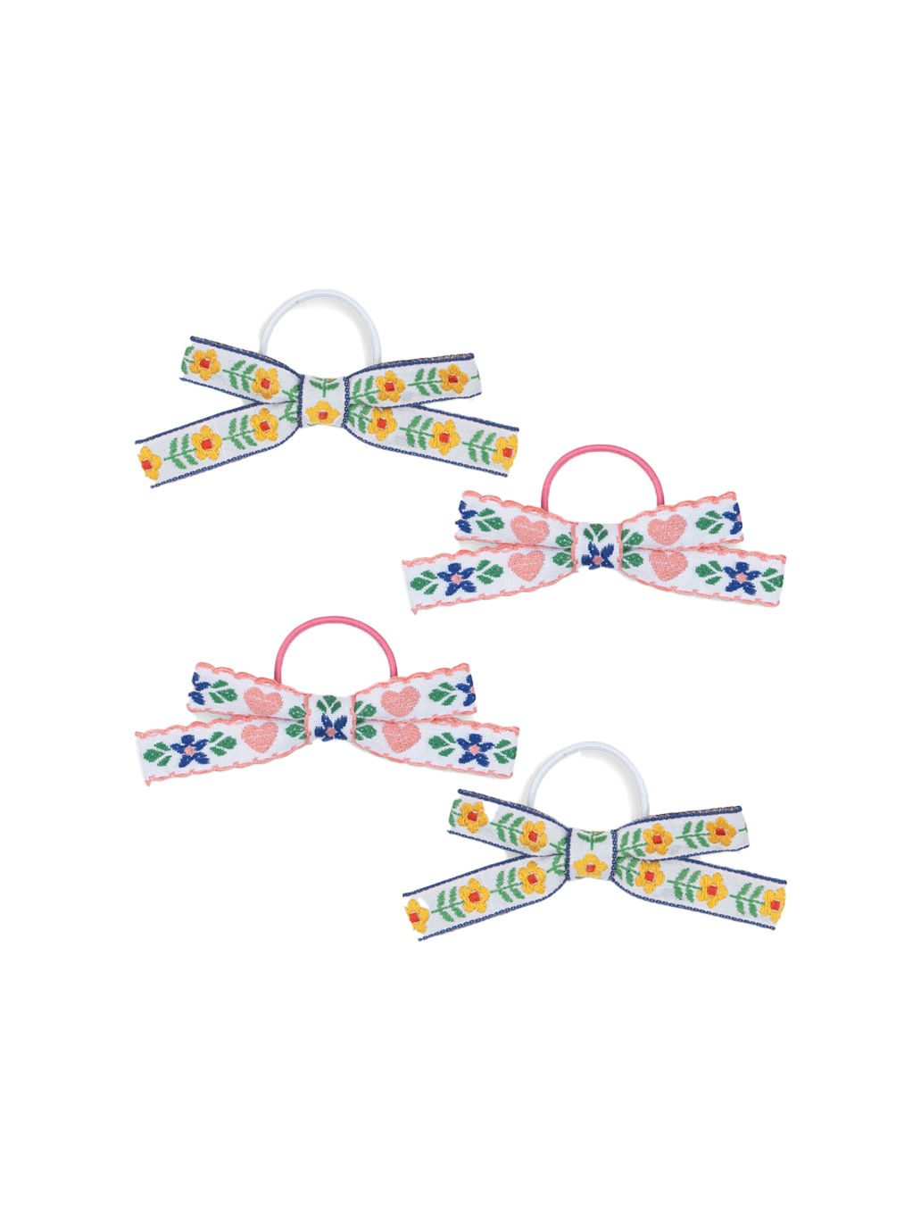 Zestaw gumek do włosów Mini Bow Elastic Konges Slojd BÉBÉ Concept 