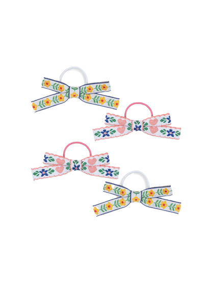 Zestaw gumek do włosów Mini Bow Elastic Konges Slojd BÉBÉ Concept 