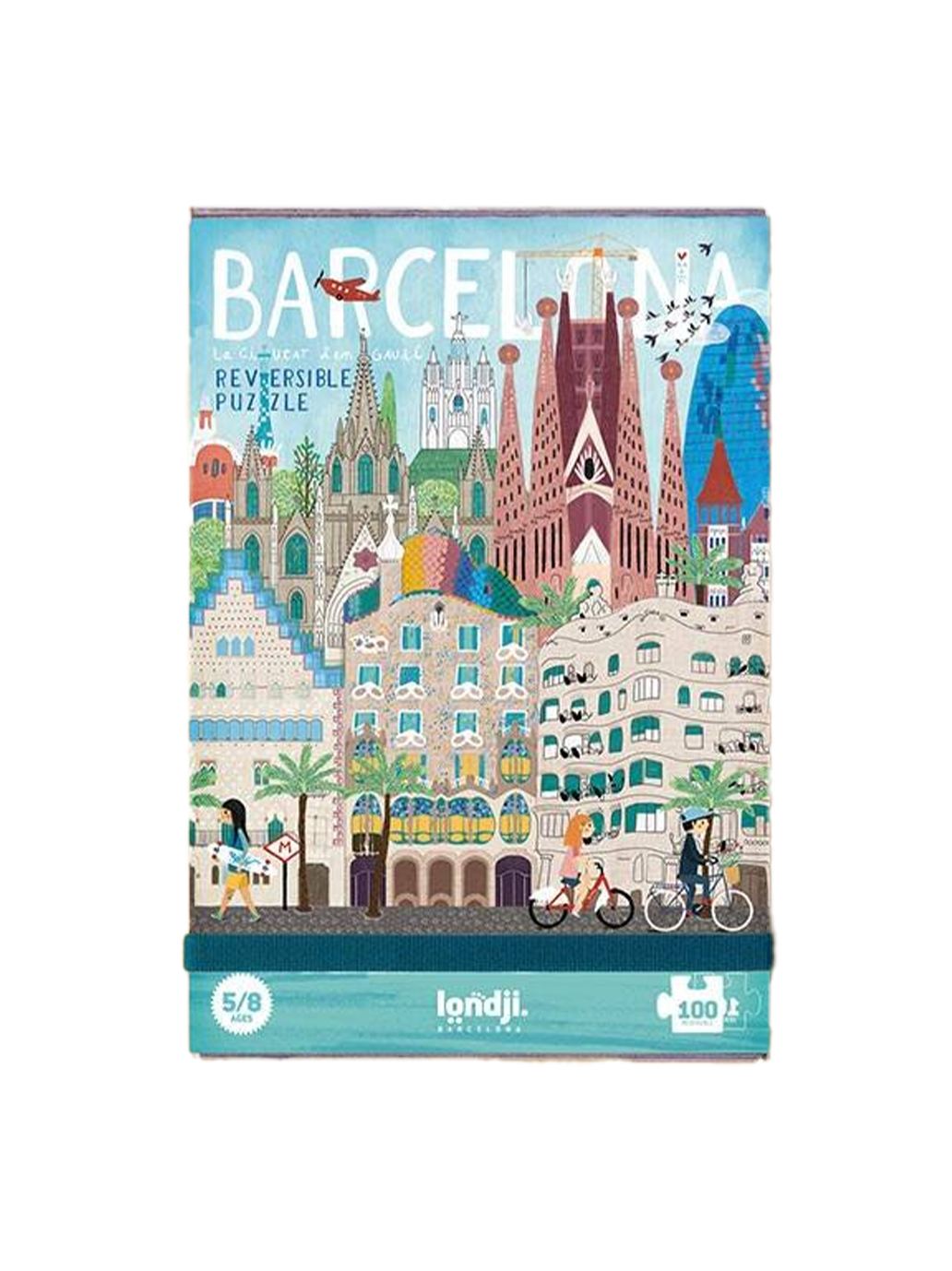 Puzzle dwustronne Gaudi Skyline Londji BÉBÉ Concept 