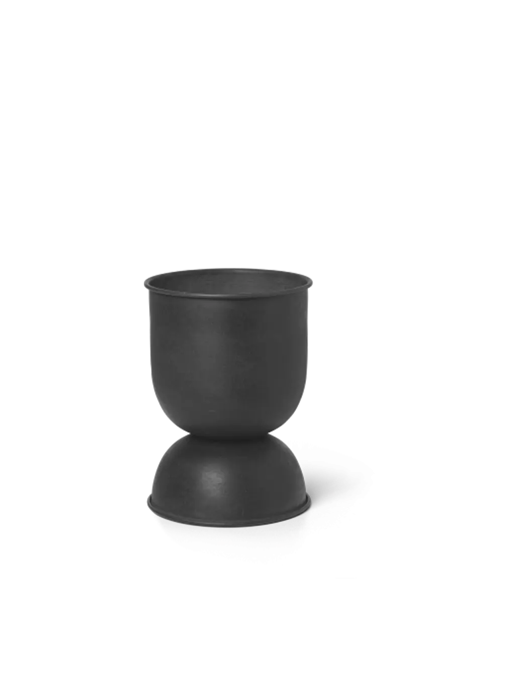 metalowa donica w kształcie klepsydry Hourglass Pot Ferm Living BÉBÉ Concept