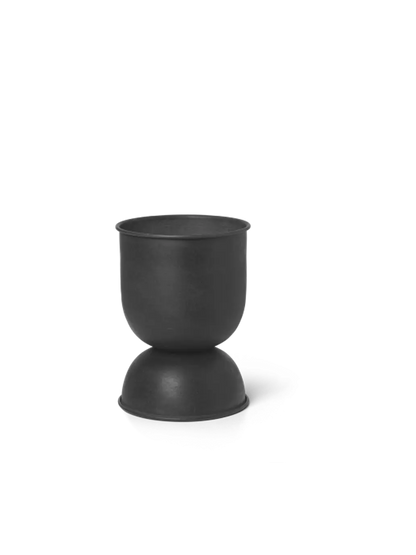 metalowa donica w kształcie klepsydry Hourglass Pot Ferm Living BÉBÉ Concept