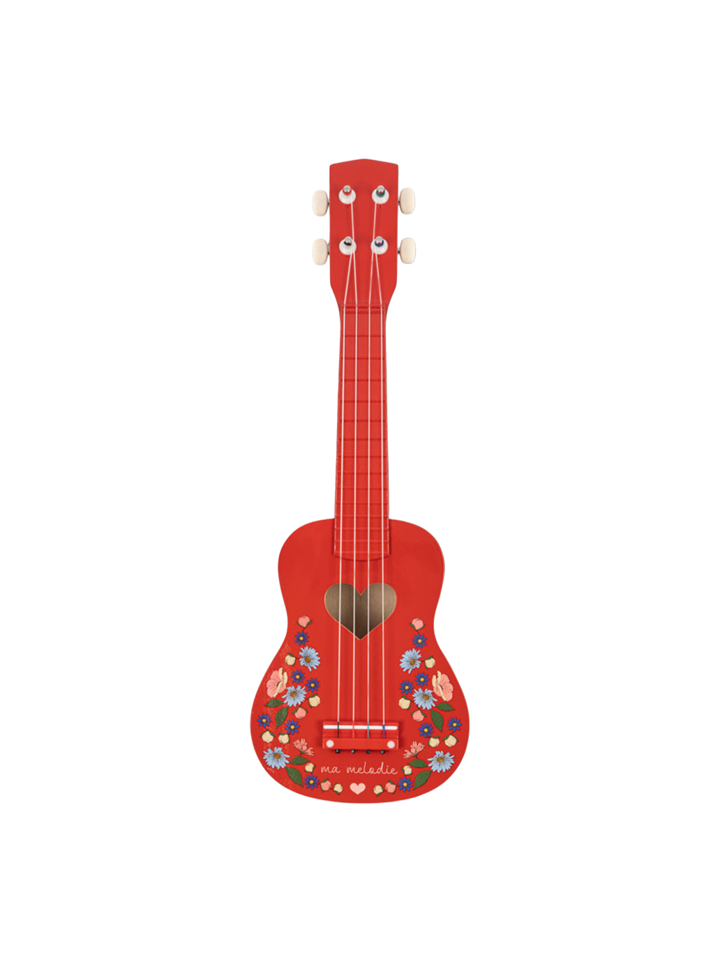 Drewniana gitara ukulele dla dzieci Konges Slojd BÉBÉ Concept 