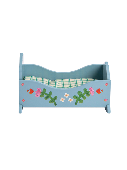 Drewniane mini łóżeczko Les Minouchkas Moulin Roty BÉBÉ Concept 